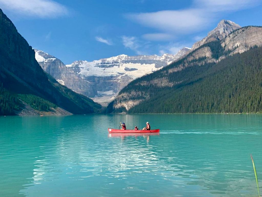 Kanoën Lake Louise